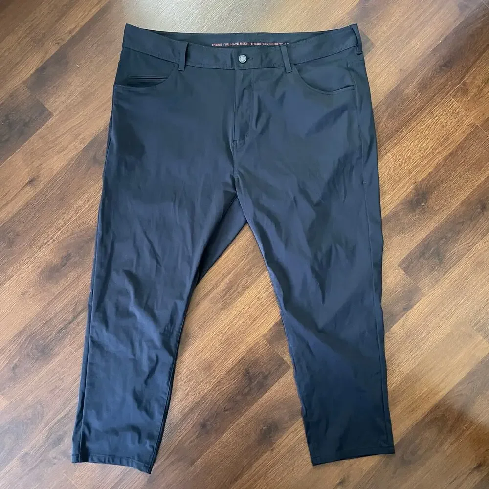 Rhone Commuter Performance Pants Stretch Golf Preppy Chino Casual Black Sz 40